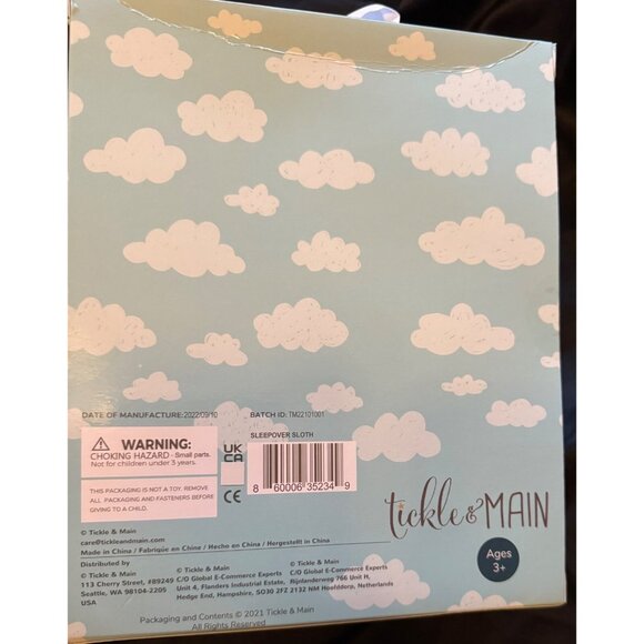 sloth sleepover plush toy - Picture 4 of 6